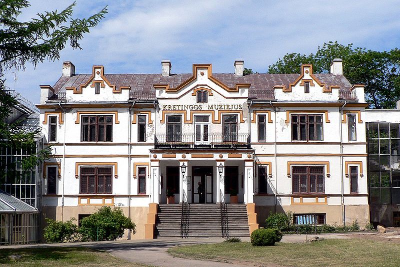 Pałac Chodkiewiczów w Kretyndze, Autor: Wojsyl, źródło:commons.wikimedia.org