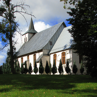 Barokowy kościół wiejski  w Charbrowie