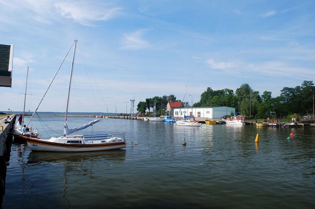 Port w Tolkmicku, Autor: Polimerek, źródło: commons.wikimedia.org
