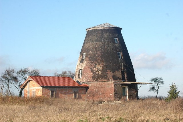 Wolin - młyn holenderski, autor: Radosław Drożdżewski (Zwiadowca21), źródło: commons.wikimedia.org